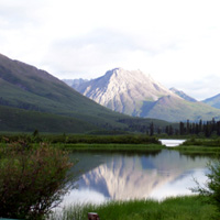 montain reflection