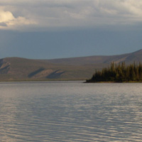 point on lake