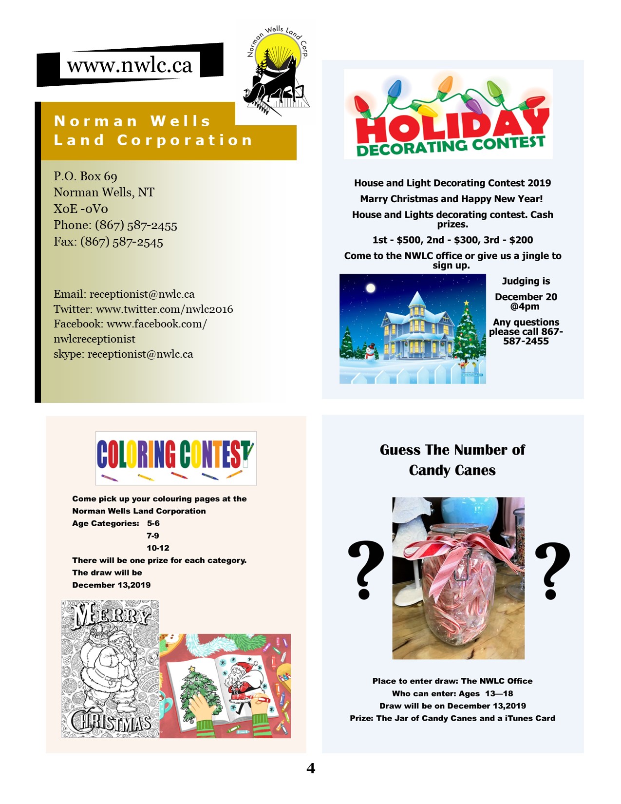 NWLC Newsletter December 2019 Page 4