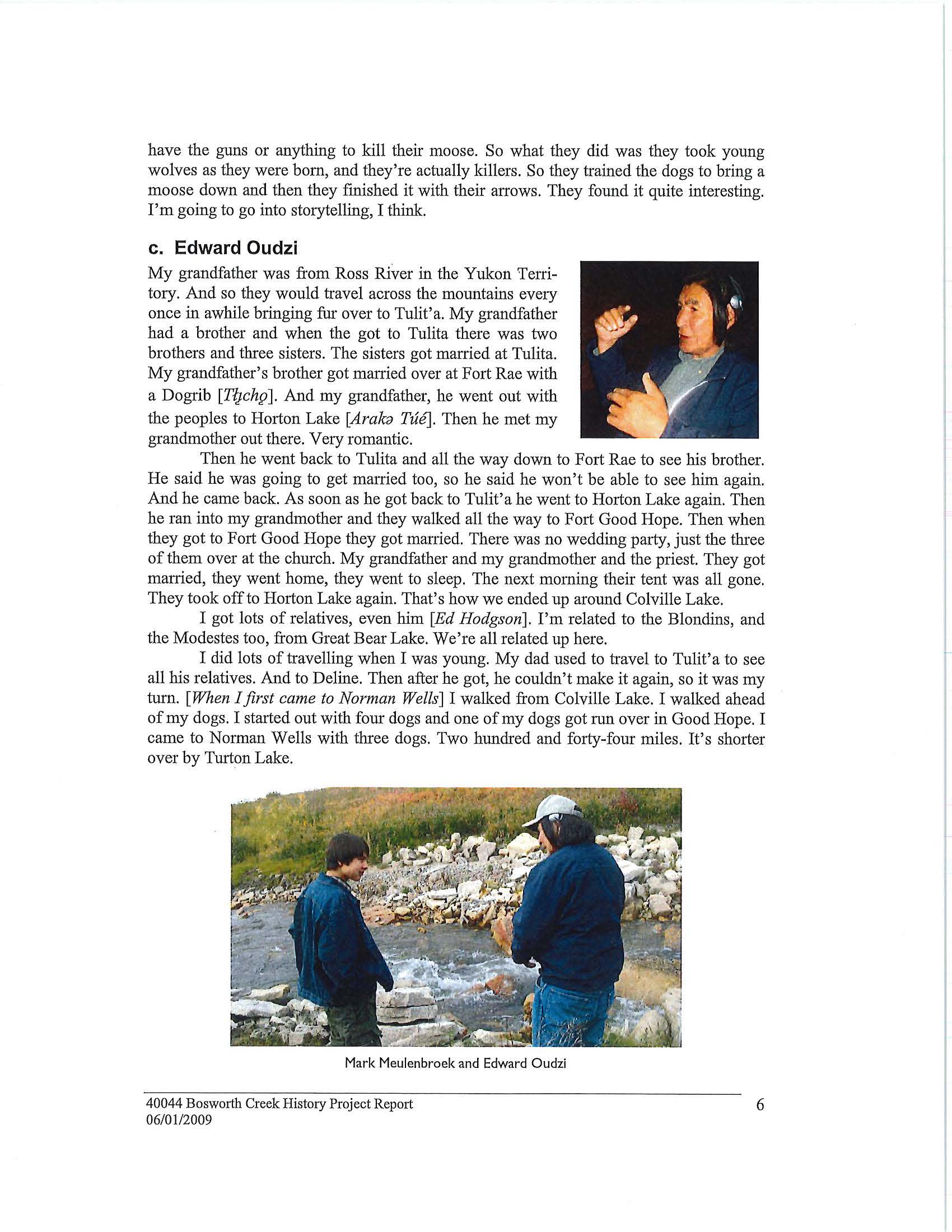 Bosworth Creek History Project Page 11